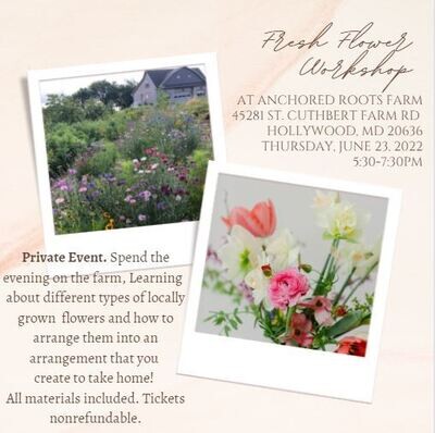 Private Workshop, June 23rd for Jamie C.