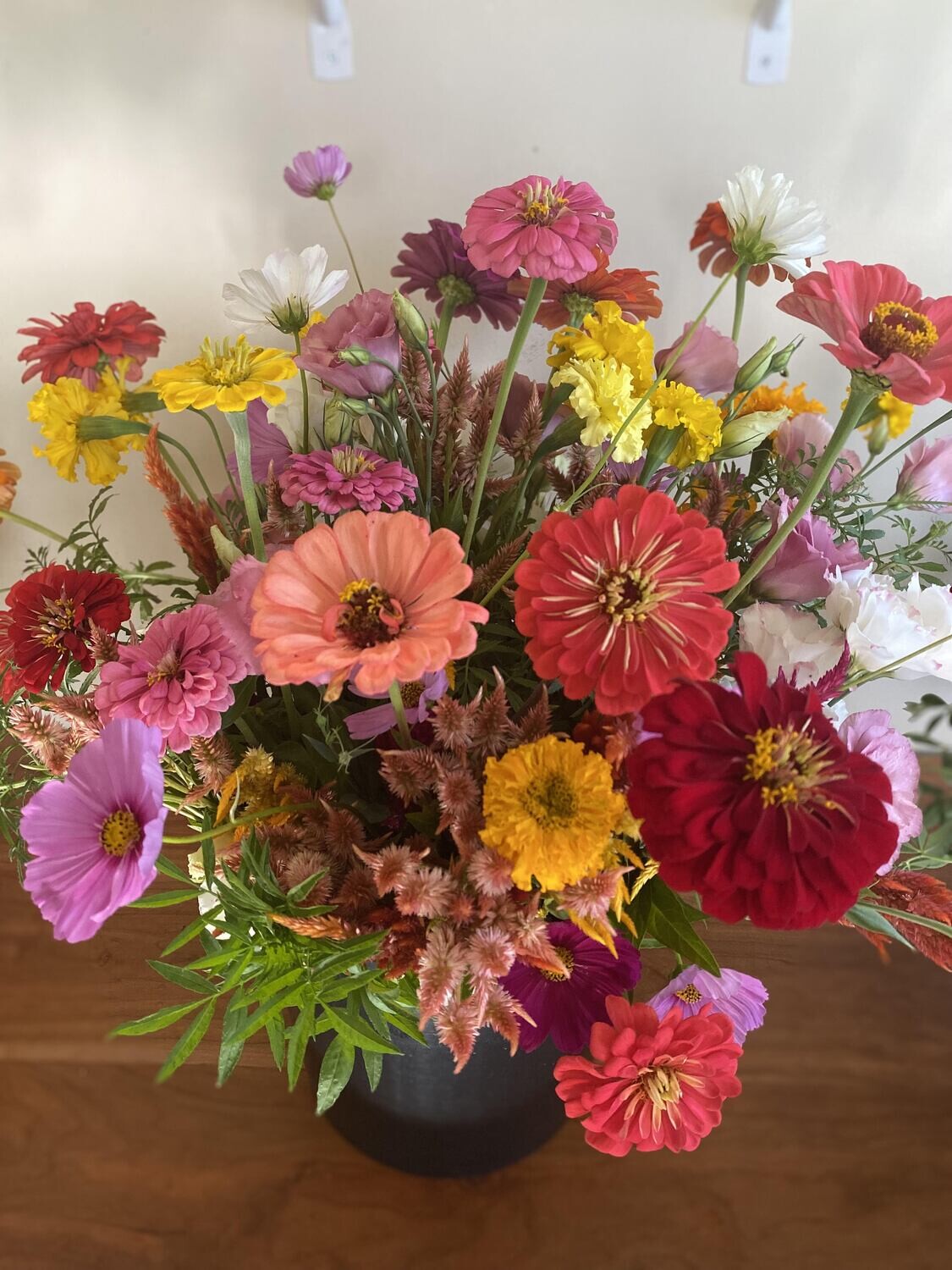 Flowers by the bucket