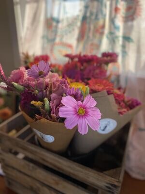 Weekly Flower Bouquet CSA Subscription, Farm Pickup, Wednesdays