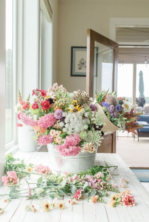Summer and Fall Flower Bouquet Subscription (CSA), Farm Pickup On Fridays or Saturday
