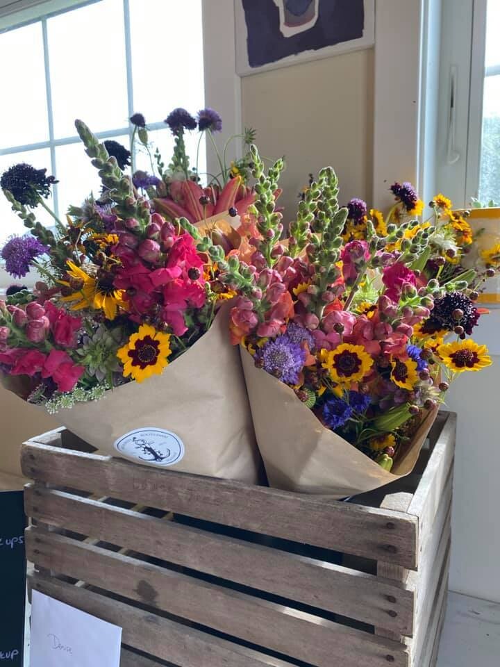 Summer and Fall Flower Bouquet Subscription (CSA), Farm Pickup On Fridays or Saturday