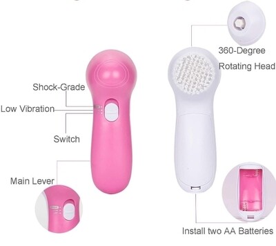 5 in 1 Facial Cleaning Brush