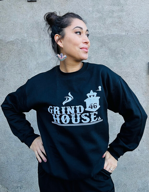 Black crewneck