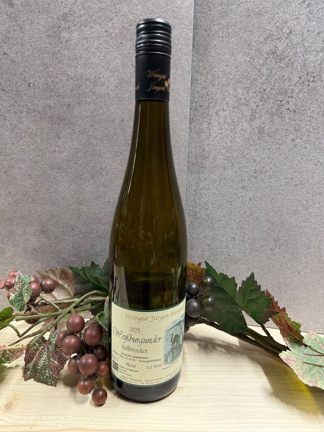2025er Weißburgunder halbtrocken 2025 Weißburgunder halbtrocken