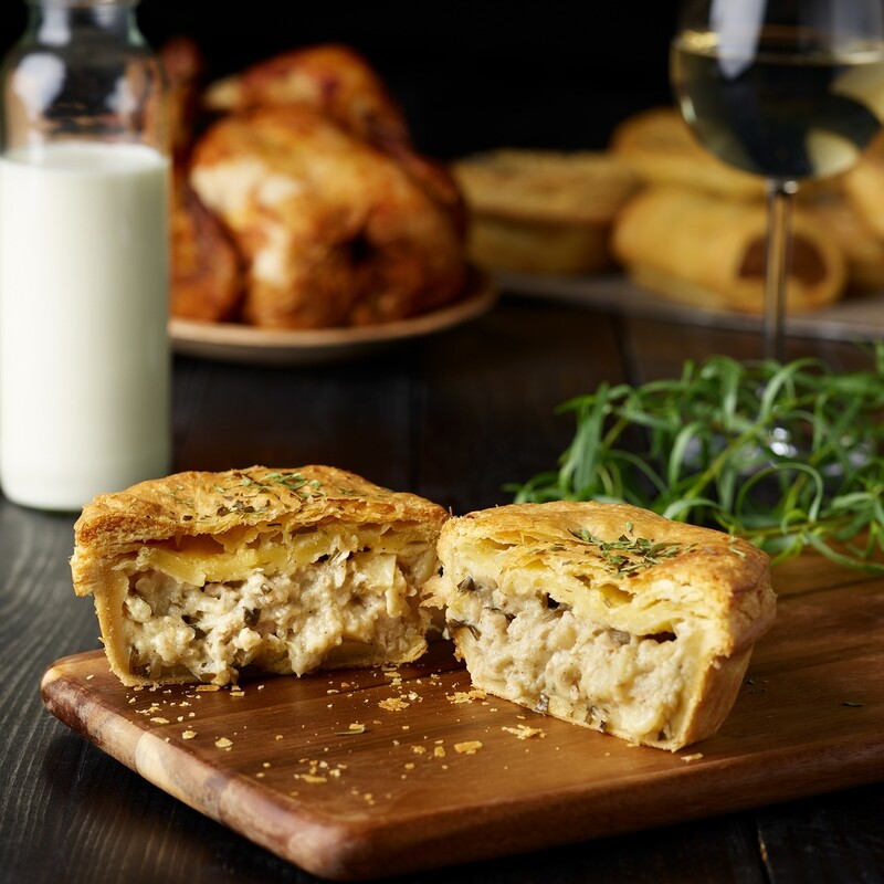 6x Chicken n Mushroom Pies