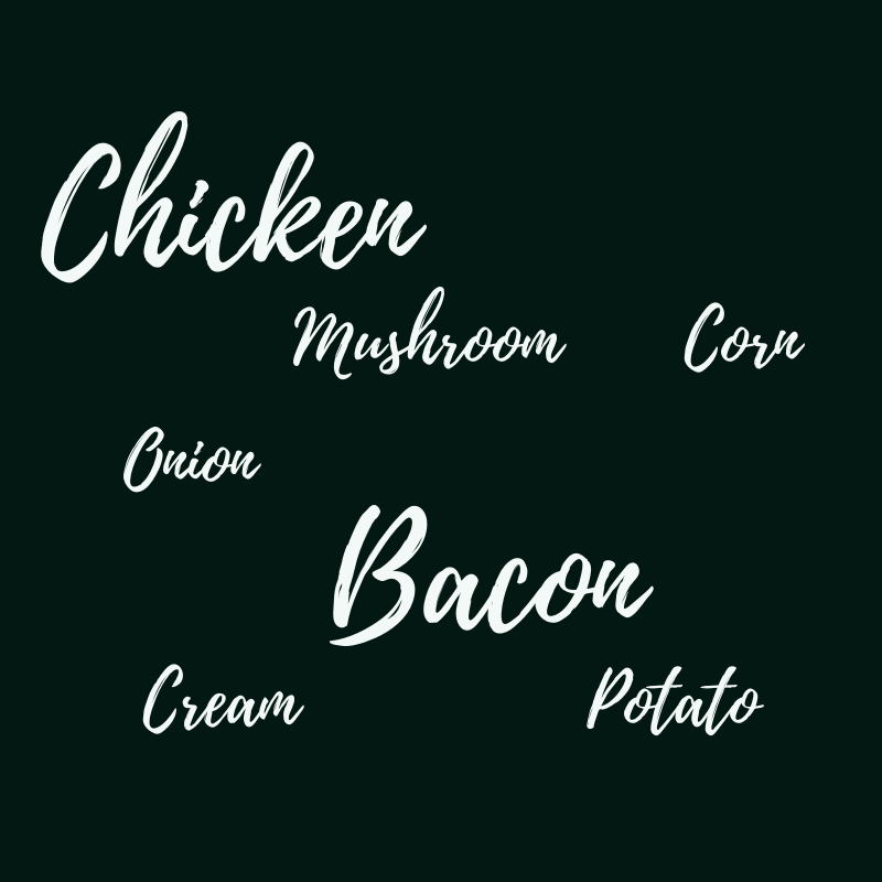 6x Chicken n Bacon Pies