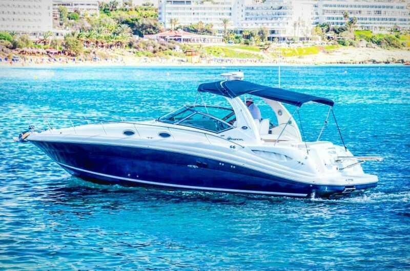 2 hour private boat trip Escape Sea Ray 375 Ayia Napa