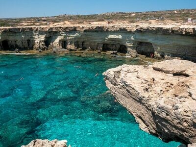 Sea Caves and Cape Greco Private Jeep Tour