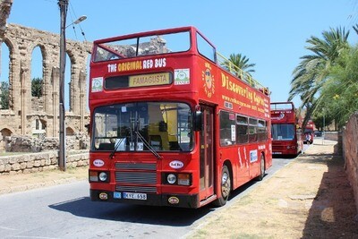 Red Bus Open Top Famagusta Tour from Ayia Napa and Protaras