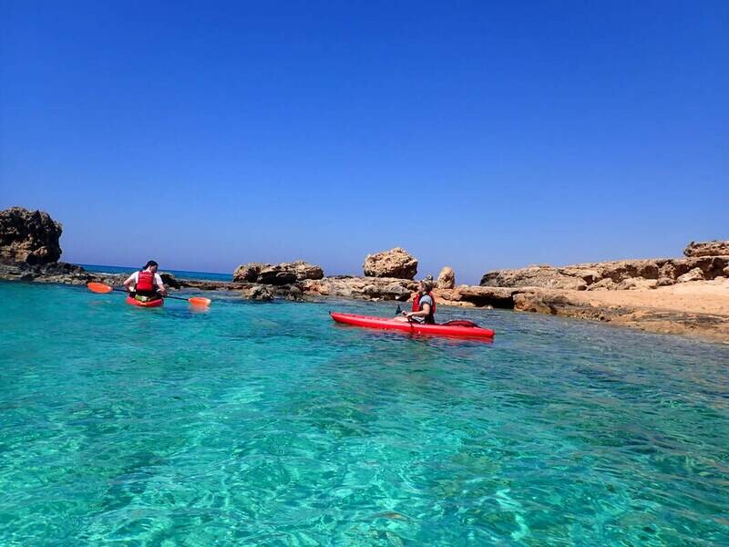 Kayaking 3 hour Private Trip Ayia Napa Sea Caves from Larnaca