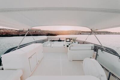 Ferretti 592 Chillout Luxury Yacht charter Ayia Napa Protaras