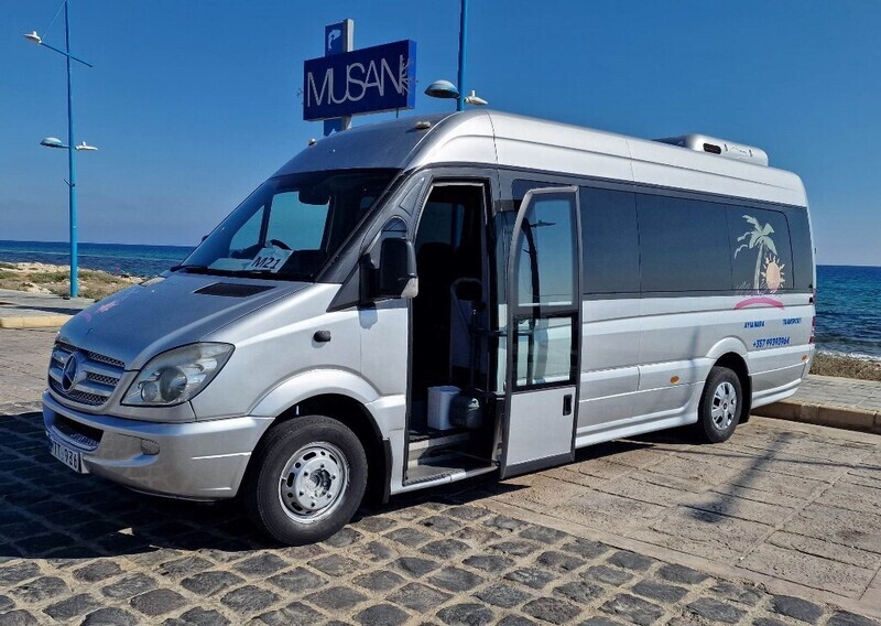 Larnaca Airport to Protaras 16 seater Minibus