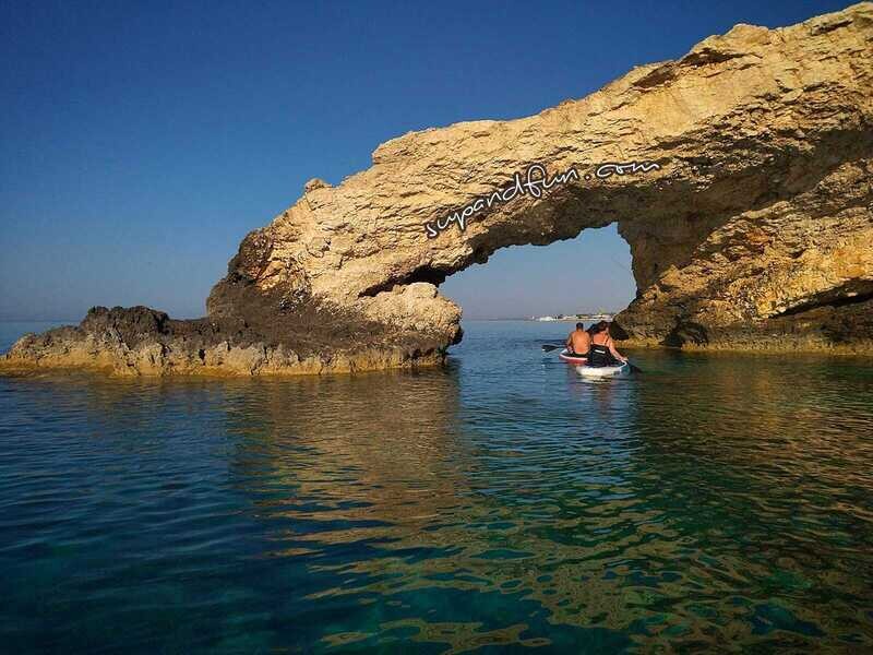 Sunset Sea Caves SUP Tour from Ayia Napa Protaras