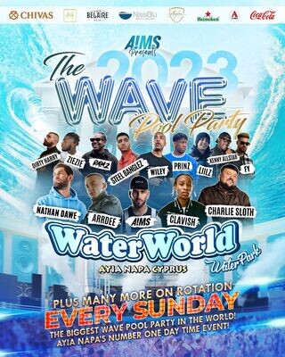 Wave Pool Party at Waterworld Ayia Napa