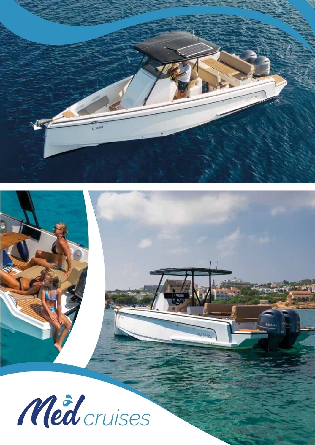 Aqua 30 2 Hour Private Boat charter from Ayia Napa