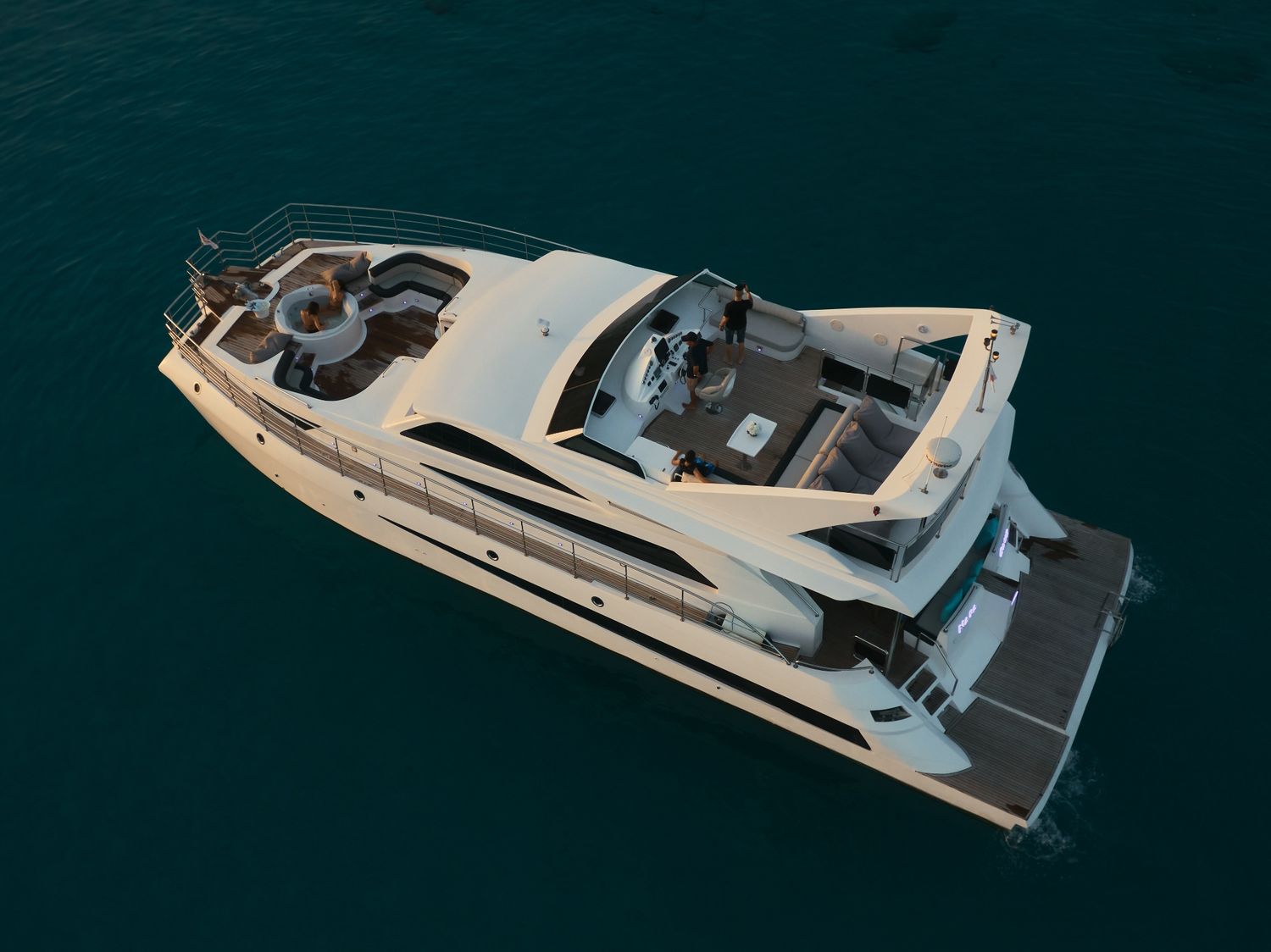 6 hour Napa Blue Jacuzzi Catamaran Private Boat trips from Ayia Napa