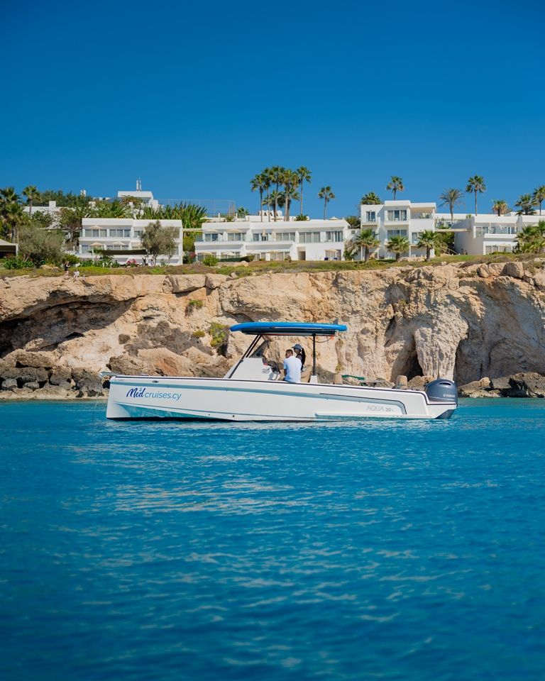 Aqua 30 Private Boat charter from Ayia Napa