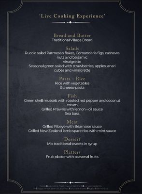 Private Catering Live Cooking Experience Ayia Napa Protaras