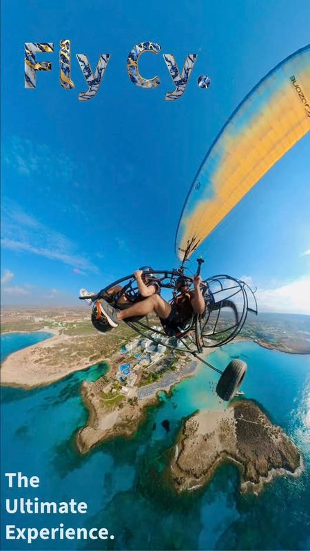 Paramotor flight Ayia Napa Paramotor flight Ayia Napa