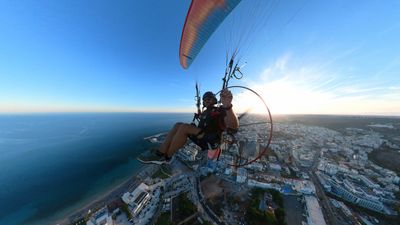 Paramotor flight Mazotos Larnaca