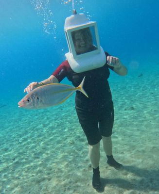 Seabed Walking with Undersea Helmets Ayia Napa Protaras