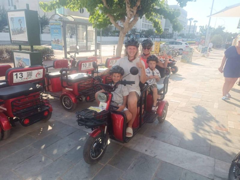3 Person Electric Scooter Rental Ayia Napa