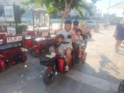 3 Person Electric Scooter Rental Protaras
