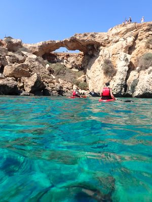 Kayaking 4 hour Private Trip Green Bay to Konnos from Ayia Napa Protaras