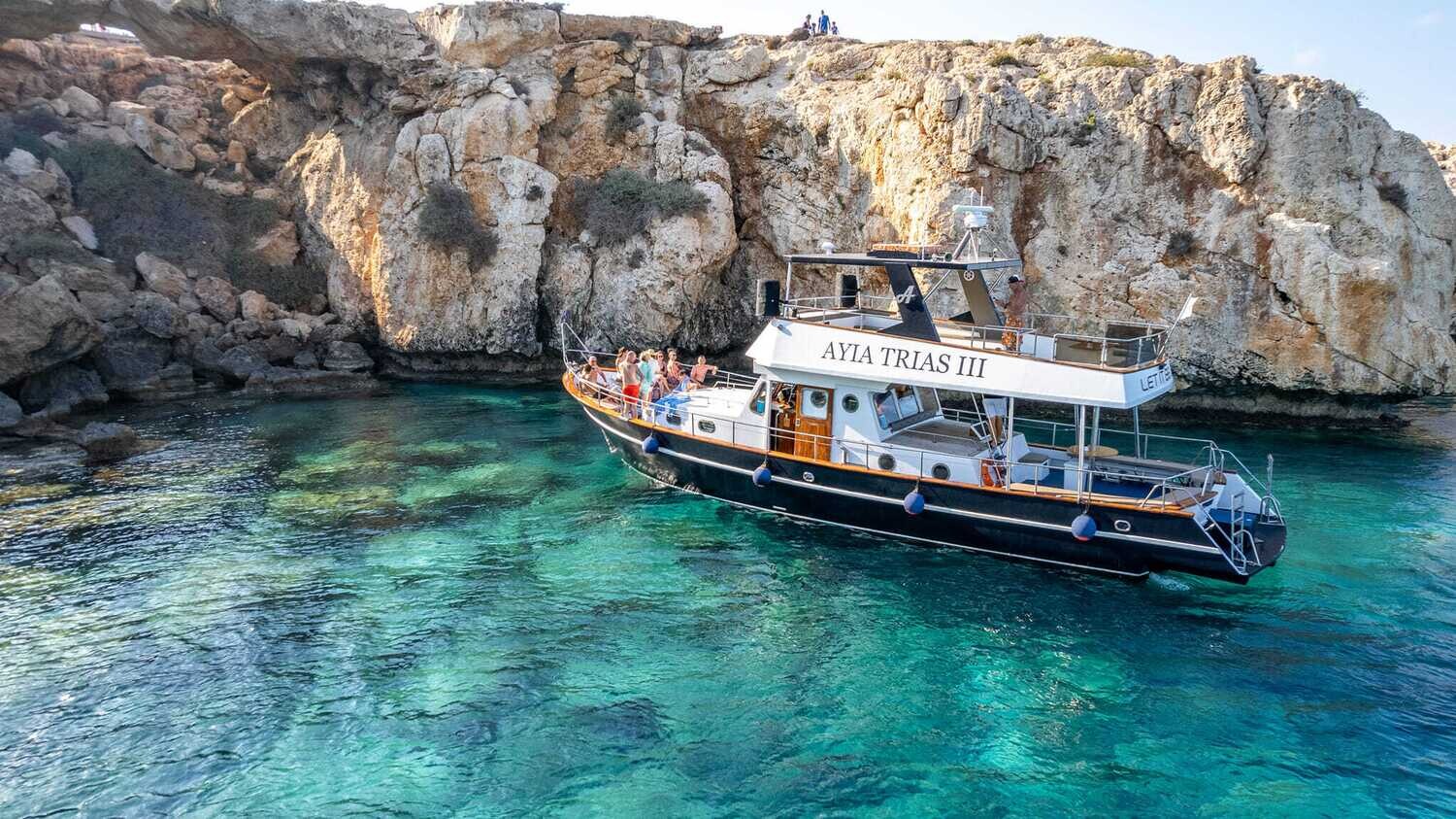 5 hour private boat trip Ayias Trias III Protaras