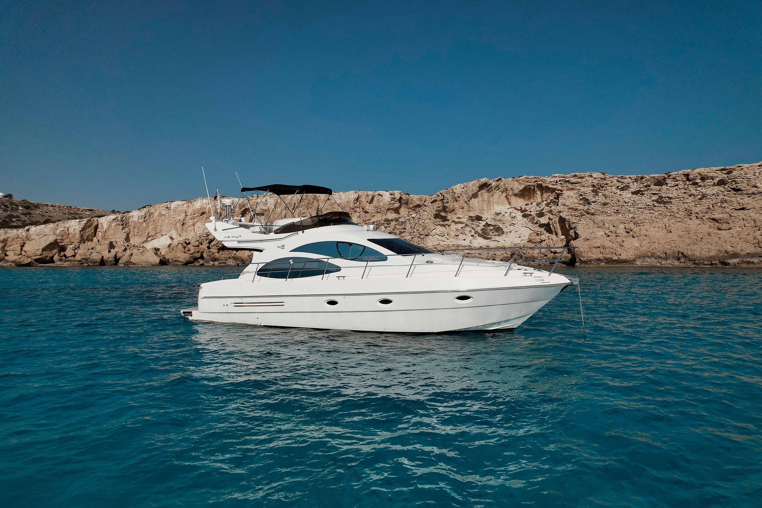 3 hour private boat trip Azimut 42 Yacht Ayia Napa