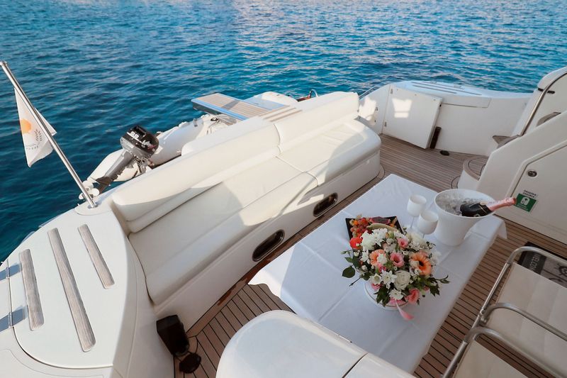 3 hour private boat trip Princess 61 Ayia Napa