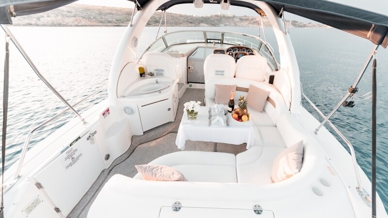 6 hour private boat trip Escape Sea Ray 375 Ayia Napa