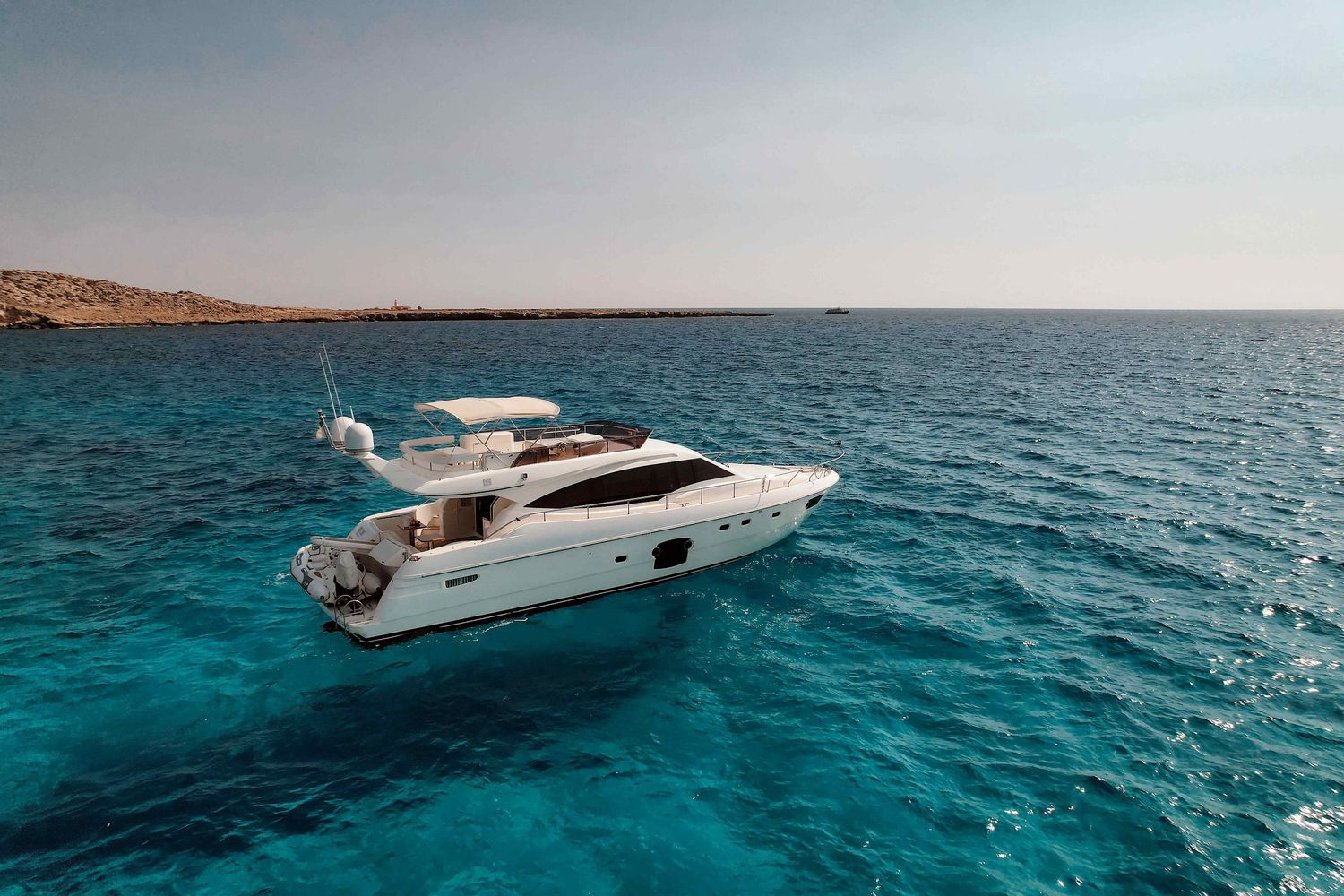 5 hour private boat trip Ferretti 592 Ayia Napa