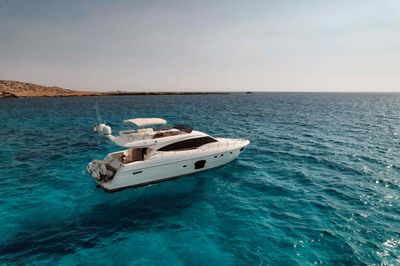 7 hour private boat trip Ferretti 592 Ayia Napa