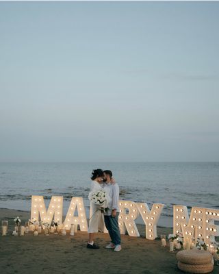 Marry Me Light Letters Proposal Package Ayia Napa Protaras