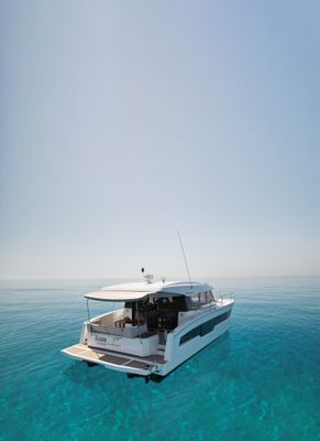 Fountaine Pajot 4 hour Motor Catamaran Private Boat charter Ayia Napa