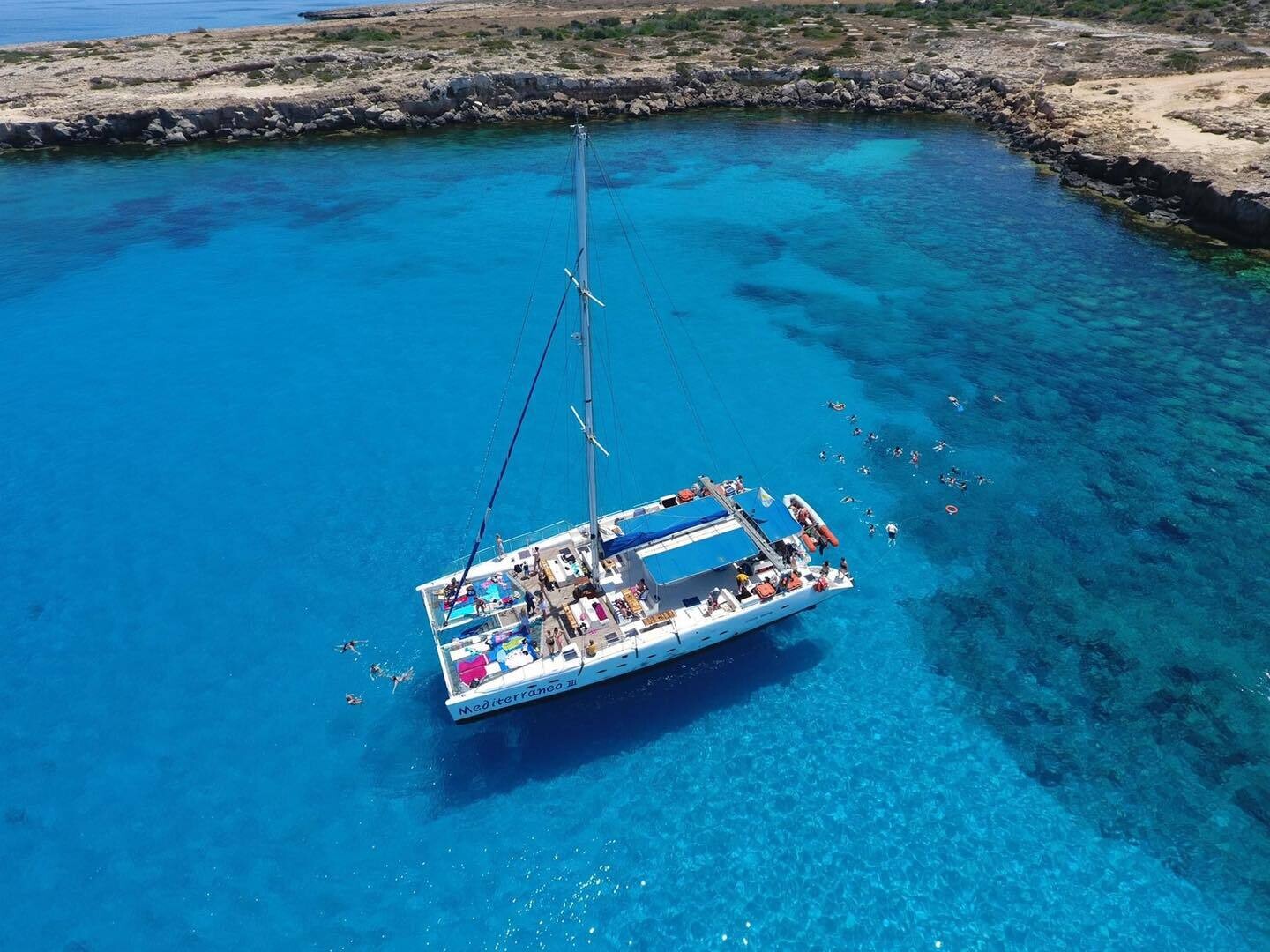 4 hour Mediterraneo 3 Private Catamaran Cruises from Protaras Ayia Napa
