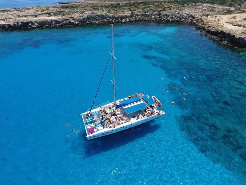 2 Hour Mediterraneo 3 Private Catamaran Cruises from Protaras Ayia Napa