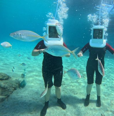 Seabed Walking with Undersea Helmets Ayia Napa Protaras