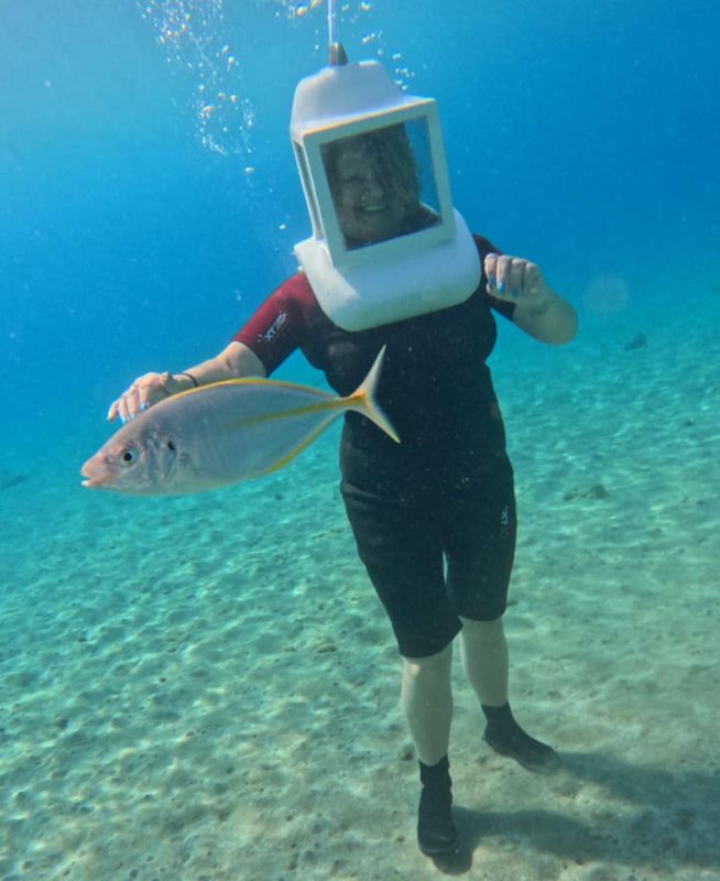 Seabed Walking with Undersea Helmets Ayia Napa Protaras