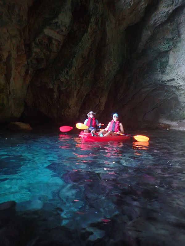 Kayaking 4 hour Sea Caves Private Trip from Ayia Napa Protaras