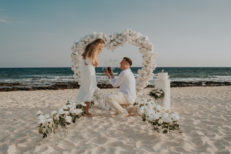 Love Heart Proposal Package Ayia Napa Protaras