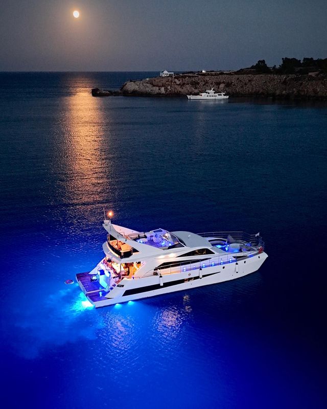 Napa Blue Jacuzzi Catamaran Private Boat trips from Ayia Napa