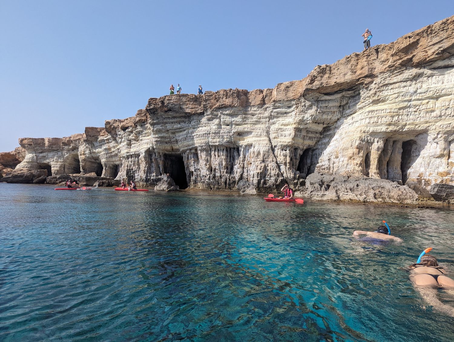 Kayaking 5 hour Private Trip Ayia Napa Sea Caves from Larnaca