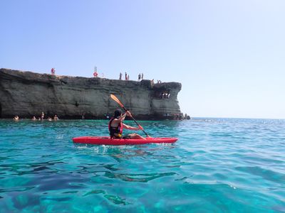 Kayaking 5 hour Private Trip Ayia Napa Sea Caves from Larnaca