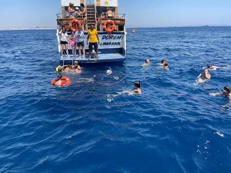 3 hour Okeanis Private Boat charter Larnaca