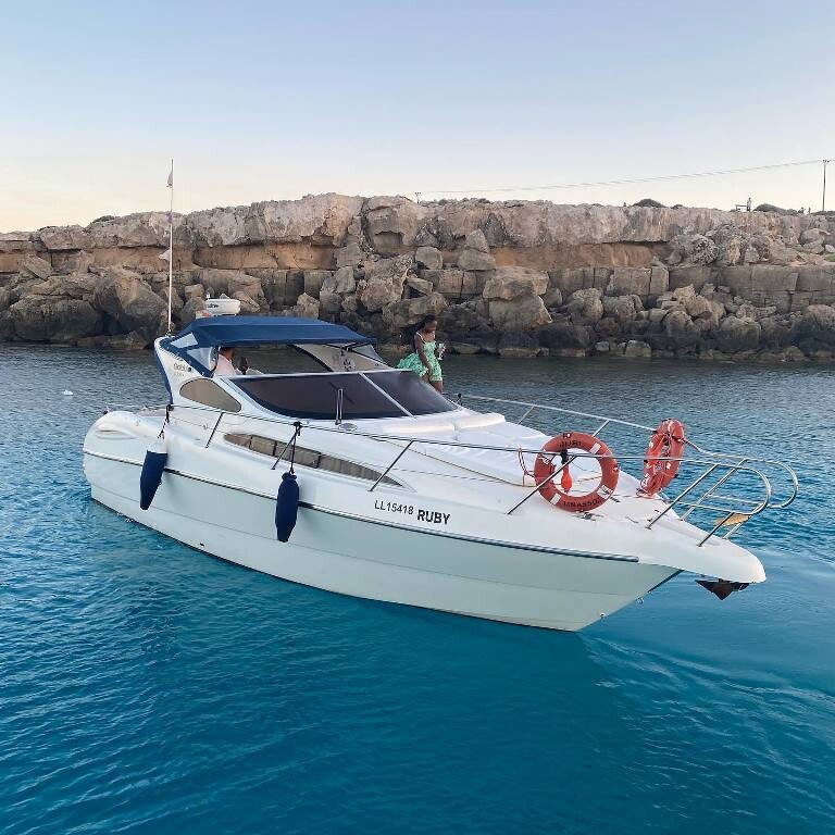 7 hour Ruby Private Boat Charter from Ayia Napa