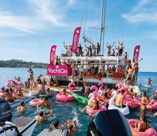 Yacht On Floating Festival Cruise from Ayia Napa