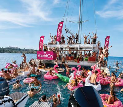 Yacht On Floating Festival Cruise from Ayia Napa