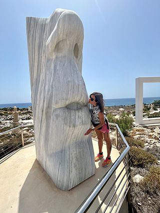 Sculpture Park Photoshoot from Larnaca